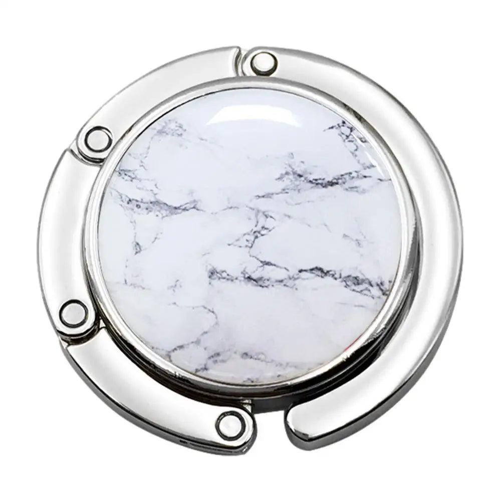 ROUND FOLDING TABLE PURSE HOOK