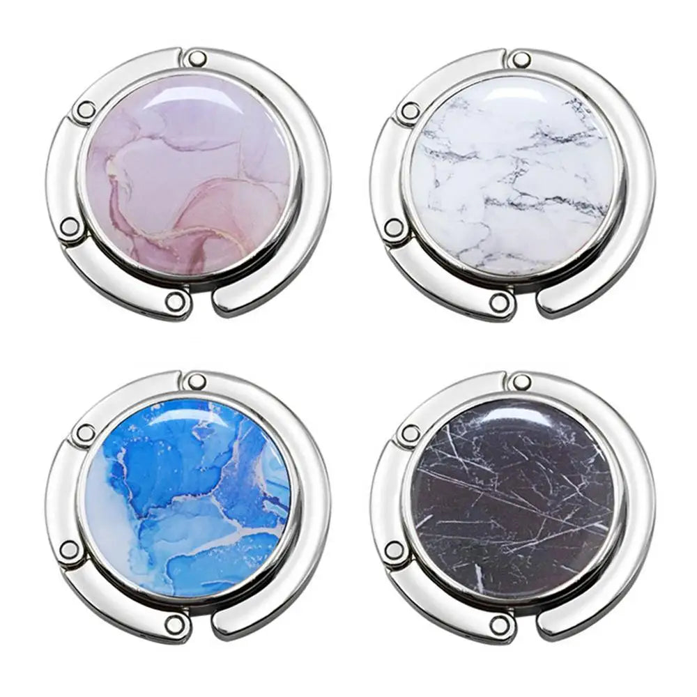 ROUND FOLDING TABLE PURSE HOOK