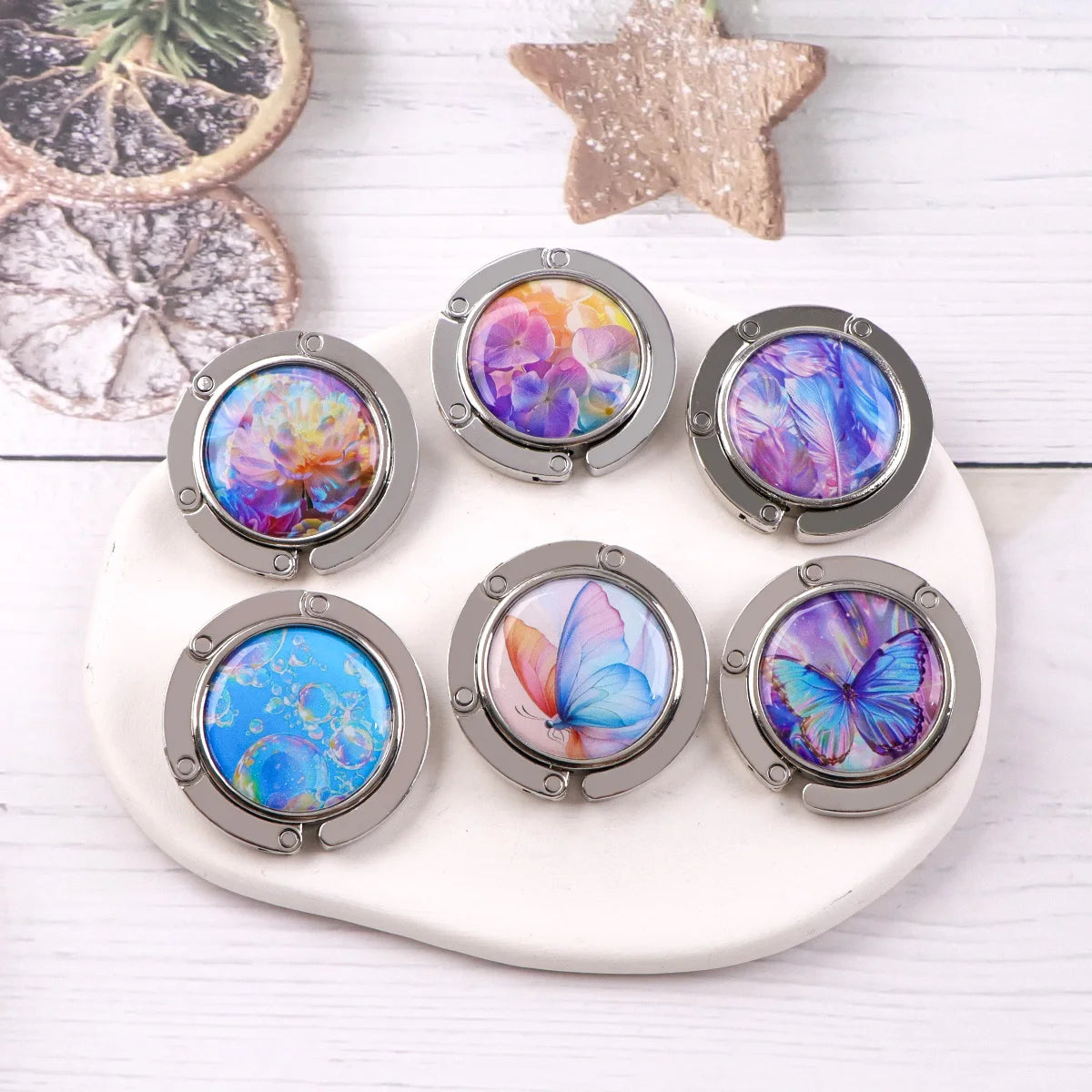 MARBLE STARRY SKY HAND BAG HOOK