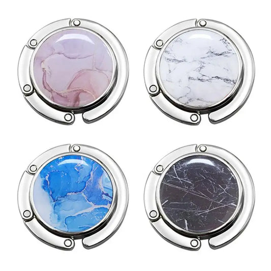 ROUND FOLDING TABLE PURSE HOOK