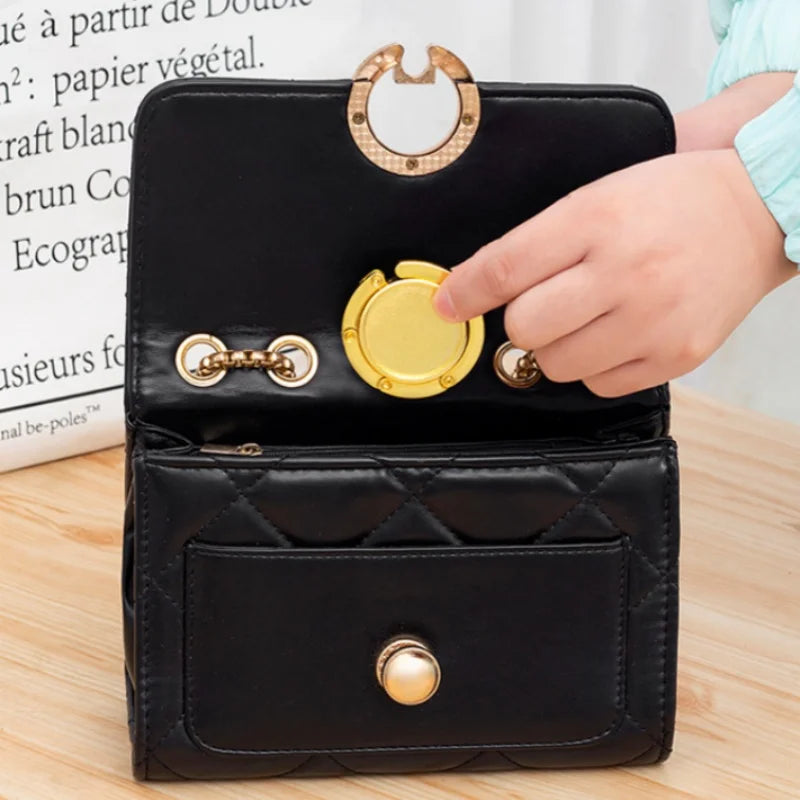 OUTDOOR PORTABLE FOLDING HAND BAG HOOK