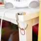 PORTABLE FOLDING BAG HANGER FOR TABLES